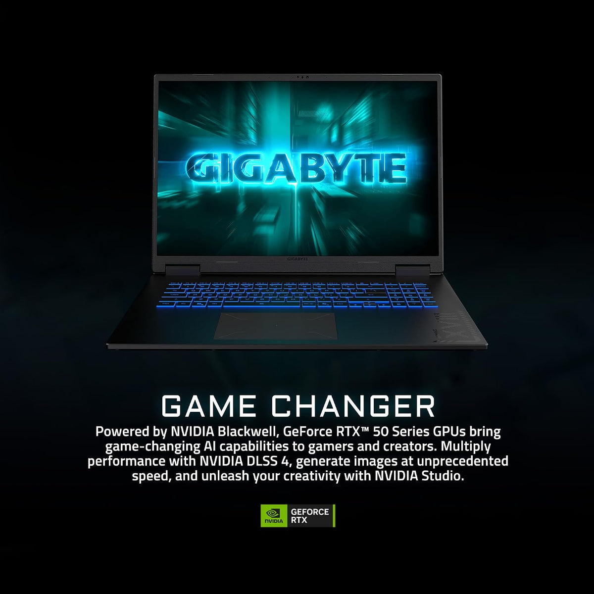 GIGABYTE Gaming A18 Gaming Laptop - 165Hz 2560x1600 WQXGA - NVIDIA GeForce RTX 5060 - AMD Ryzen 7 260-1TB SSD with 32GB DDR5 RAM - Windows 11 Home - Black Steel