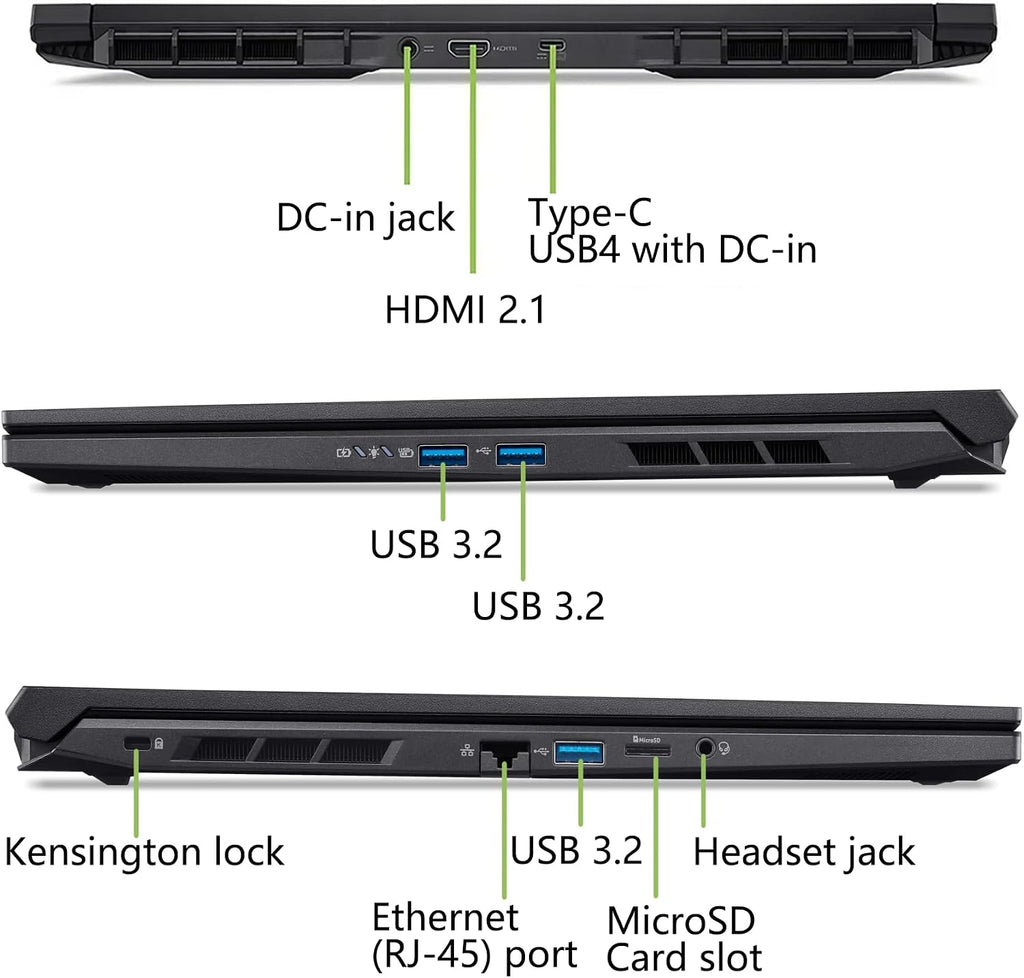 acer Nitro V 16 AI Gaming Laptop | 16' WUXGA IPS 180Hz | AMD Hexa-Core Ryzen 5 240 | 16GB DDR5 512GB SSD | GeForce RTX 5050 8GB DLSS4 (Up to 440 AI Tops) | Backlit Keyboard Win11 w/DLCA Accessory