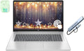 HP 17.3' Touchscreen Laptop Computer, 6-Cores AMD Ryzen 5, Windows 11, PLUSERA Earphones (16GB RAM | 1TB Storage)