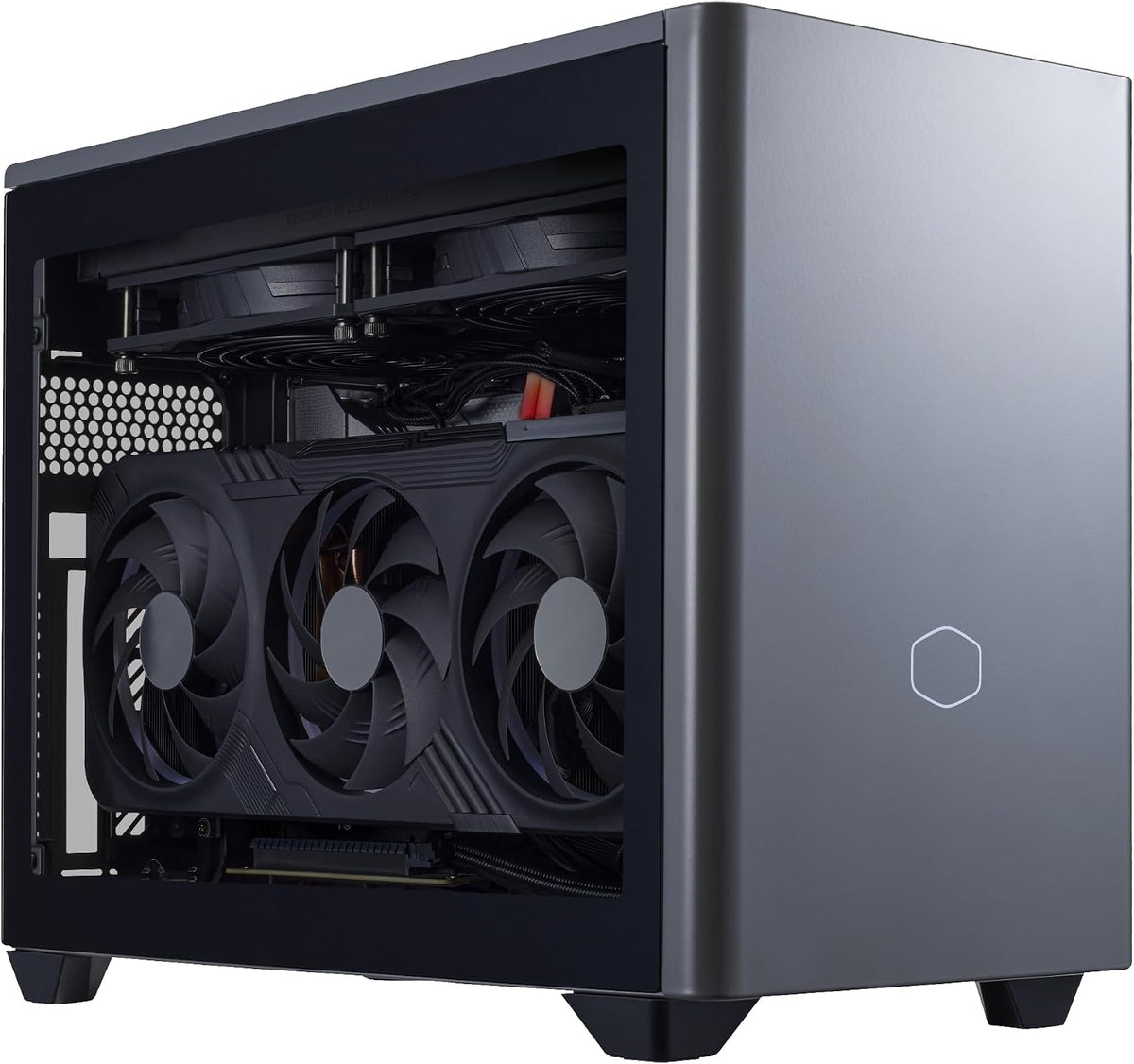 Cooler Master NR2 Pro Gaming PC – AMD RYZEN 7 9800X3D, NVIDIA GeForce RTX 5080 16GB, 32GB DDR5 6000MHz, 2TB Gen4 M.2, Windows 11, V850 SFX Gold PSU, Compact Mini ITX Desktop PC