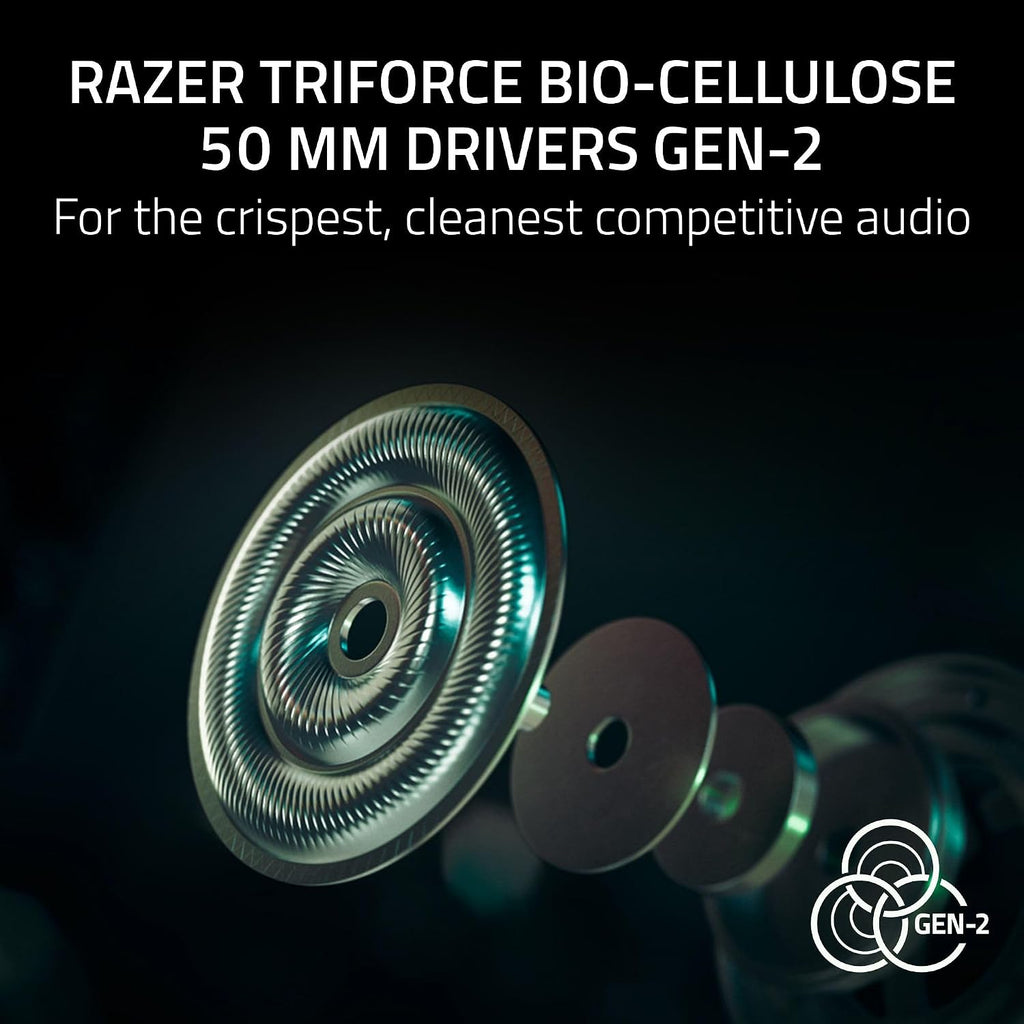 Razer BlackShark V3 Pro Wireless ANC Gaming Headset for Xbox: Full Band Mic - 50mm Driver - 2.4 GHz, Bluetooth, USB, 3.5mm - Works with PC, Mac, PS5, Nintendo Switch - Long Battery Life - 2XKO Edition