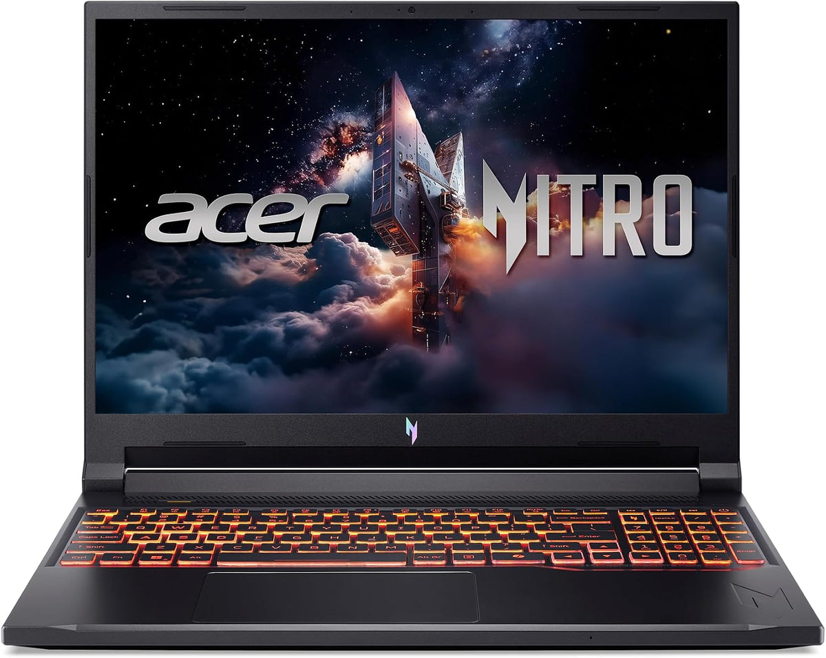 Acer Nitro V Gaming Laptop | Intel Core 7 Processor 240H | NVIDIA GeForce RTX 5050 Laptop GPU | 16' WUXGA IPS 180Hz Display | 16GB DDR5 | 1TB Gen 4 SSD | Wi-Fi 6 | Backlit KB | ANV16-72-73EW