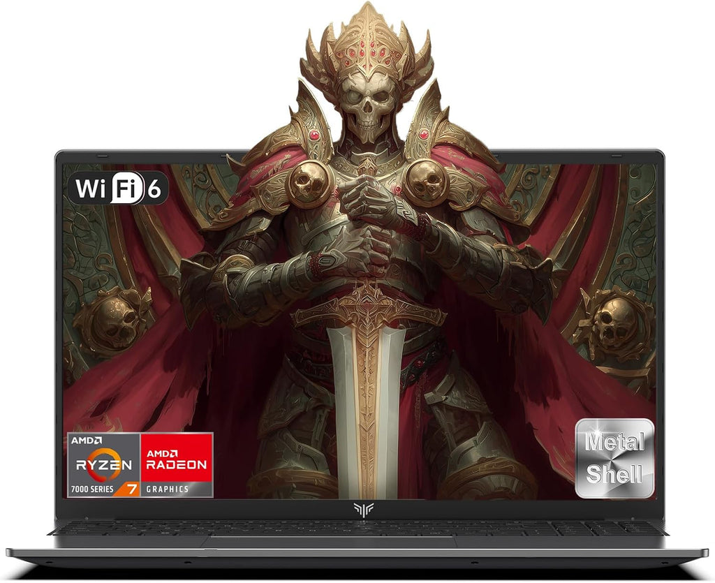MALLRACE 2025 Gaming Laptop,15.6' Display, AMD Ryzen 7 5000 Series (8C/16T, up to 4.3GHz), 16GB RAM, 512GB NVMe SSD,Radeon RX Vega 8 Graphics and WiFi 6 for Smooth Gaming and Multitasking