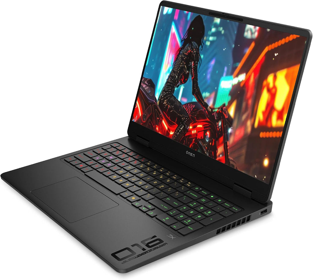 HP OMEN Gaming Laptop, AMD Ryzen 9-8940HX, 32 GB DDR5 RAM, 1 TB PCIe SSD, 16' 2K (1920x1200) 144Hz Display, Nvidia G-Force RTX 5060, Backlit Keyboard, W11 Pro, Shadow Black