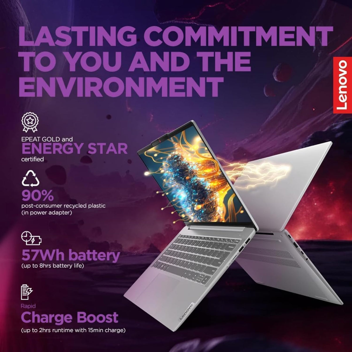 Lenovo IdeaPad 15.6 inch Laptop Computer with Microsoft 365 Home and Business • 12GB RAM • 512GB PCIe SSD • Intel Core • 11HR Battery • Wi-Fi 6 • 1TB Cloud Storage • Windows 11 • WOWPC Recovery USB