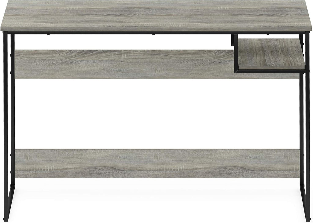 FURINNO Moretti Lifestyle Study Desk, 45 Inches, French Oak Grey