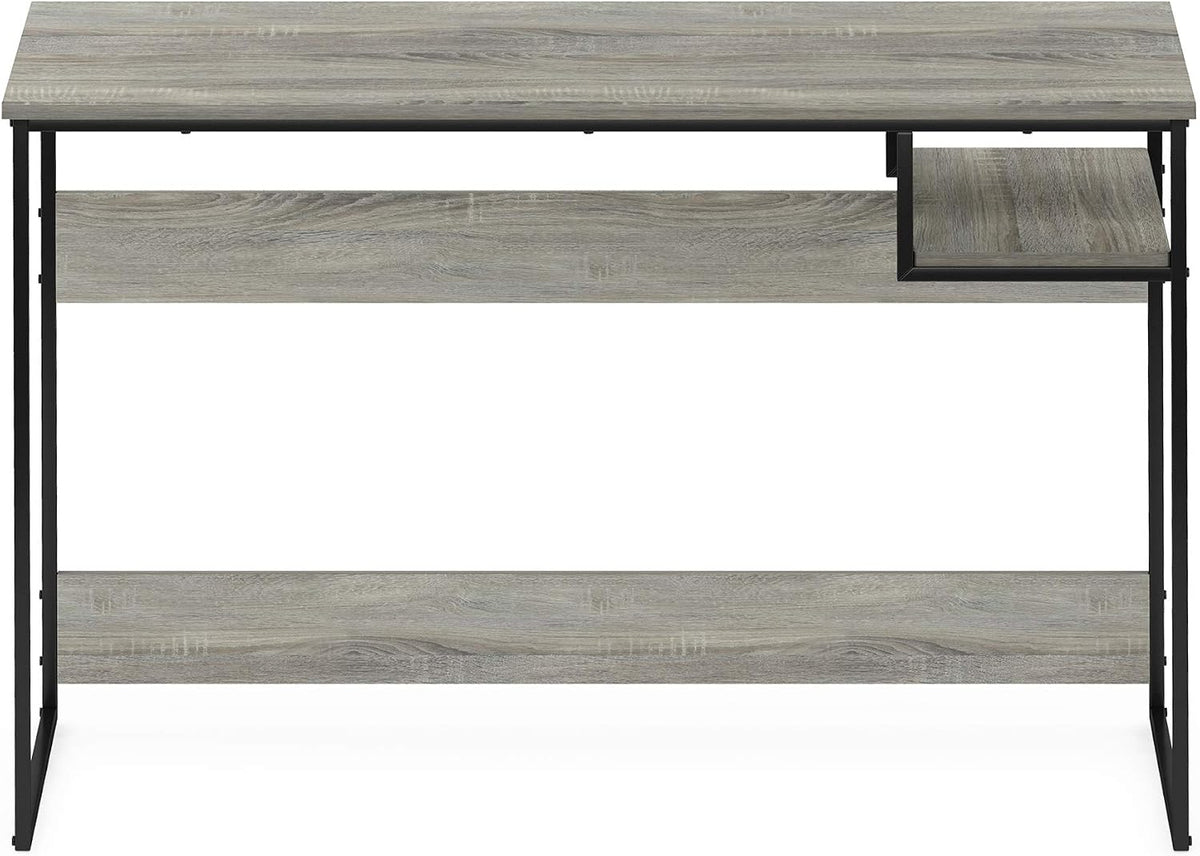 FURINNO Moretti Lifestyle Study Desk, 45 Inches, French Oak Grey
