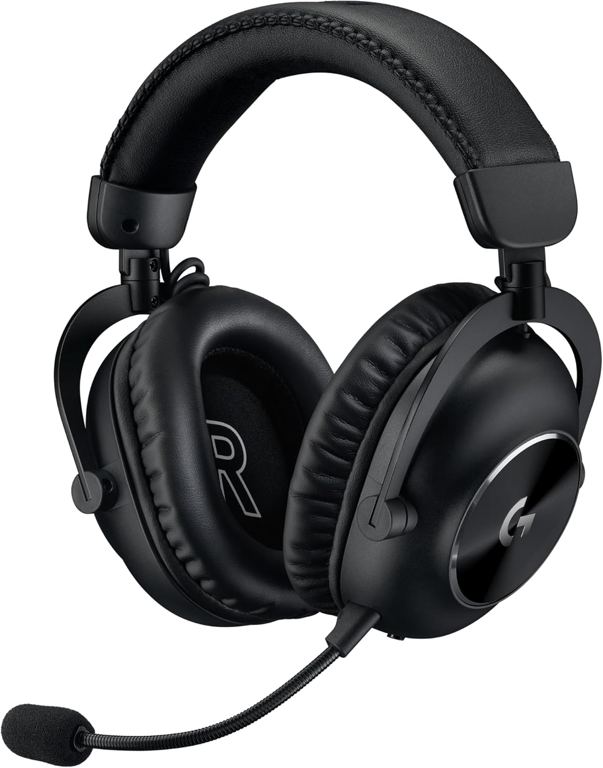 Logitech G PRO X 2 Lightspeed Wireless Gaming Headset, Detachable Boom Mic, 50mm Graphene Drivers, DTS:X Headphone 2.0—7.1 Surround, Bluetooth/USB/3.5mm Aux, for PC, PS5, PS4, Nintendo Switch - Black