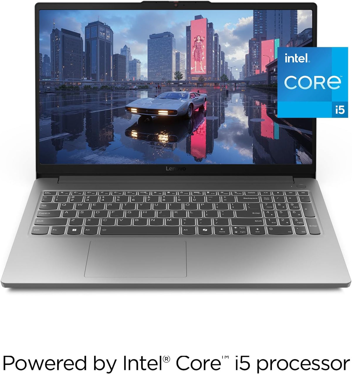 Lenovo LOQ Essential – AI-Powered Student Gaming Laptop - Intel® Core™i5-12450HX - 15.6' FHD IPS Display – 144Hz Refresh Rate – NVIDIA® GeForce RTX™ 4050 – 8GB Memory – 512GB SSD Storage – Luna Grey