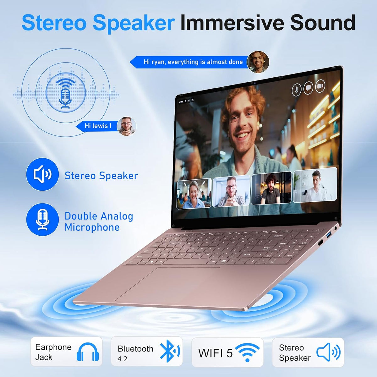 2026 Gaming Laptop,16 Inch Laptops Computer with Windows 11 Pro & Microsoft Office,16GB RAM 512GB SSD,Intel N150(4C/4T),Backlit Keyboard,Mini HDMI,cam|Mic,Portable Thin for College,Work,Student