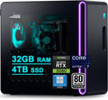 Dell Alienware Aurora ACT1250 Gaming Desktop Intel 20-core Ultra 7 Series 2 265F 32GB DDR5 4TB SSD GeForce RTX 5080 16GB GDDR7 DLSS4 (Up to 1801 Tops) WiFi7 1000W PSU for Gaming AI PC Win11Pro