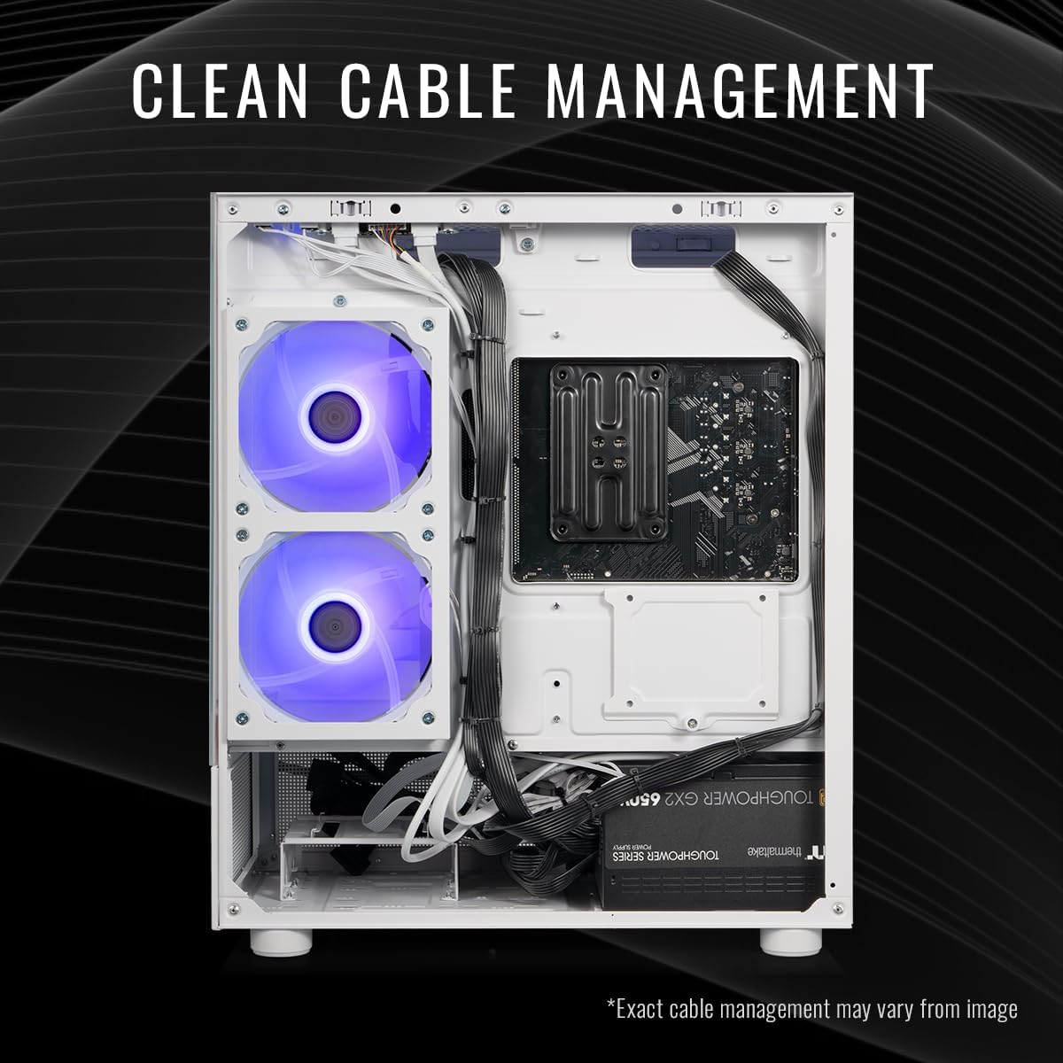 Thermaltake LCGS View 8760TS-170 Gaming Desktop (AMD Ryzen™ 7 8700F, ToughRam 32GB DDR5 6000MT/s RGB Memory, NVIDIA GeForce® RTX 5060 Ti 8G, 1TB NVMe M.2, WiFi, Windows 11) V17S-B850-56T-LCS