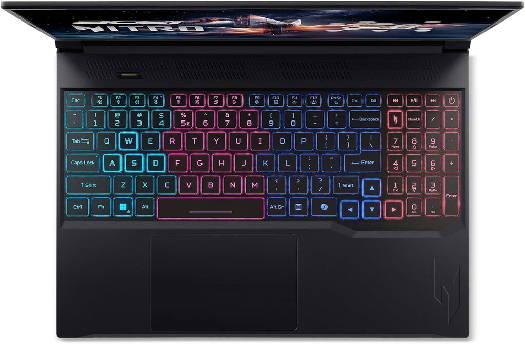 acer Nitro V 16S AI Gaming Laptop | Intel Core 7 240H Processor | NVIDIA GeForce RTX 5060 Laptop GPU (572 AI Tops) | 16' WUXGA IPS 180Hz Display | 32GB DDR5 | 1TB Gen 4 SSD | Wi-Fi 6 | Win11 Pro