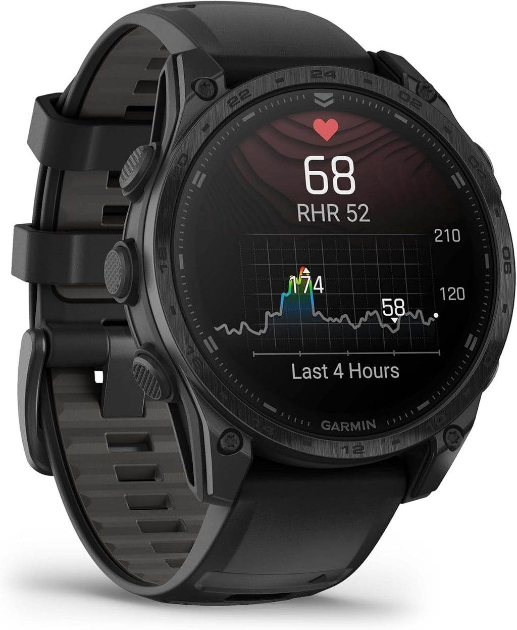 Garmin tactix® 8 47mm, AMOLED Display, Premium Tactical GPS Smartwatch, Includes Applied Ballistics Ultralight™ Solver, Renewed