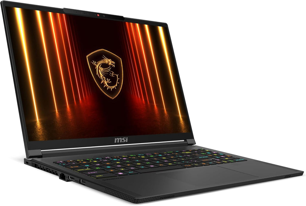 msi Stealth A16 AI+ 16' 240Hz QHD+ OLED Gaming Laptop: AMD Ryzen 9 HX 370, NVIDIA Geforce RTX 5070Ti, 32GB DDR5, 2TB NVMe SSD, Wi-Fi 7, Win 11 Home :Core Black A3XWHG-079US
