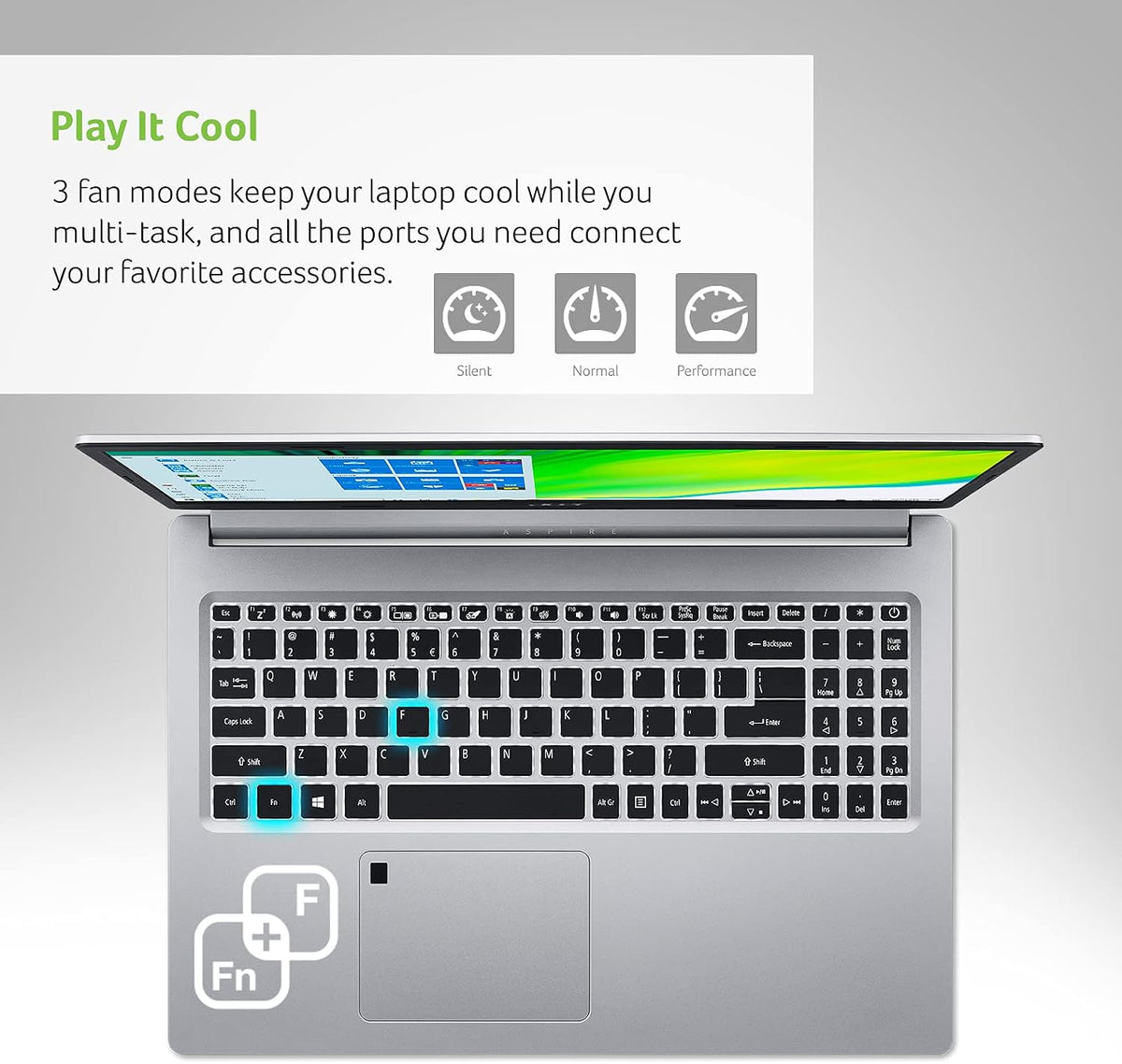 Acer Aspire 5 A515-46-R14K Slim Laptop | 15.6' Full HD IPS | AMD Ryzen 3 3350U Quad-Core Mobile Processor | 4GB DDR4 | 128GB NVMe SSD | WiFi 6 | Backlit KB | Amazon Alexa | Windows 10 Home (S mode)