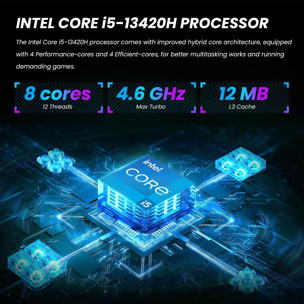 MSI Thin 15 Gaming Laptop, 15.6' FHD Thin Bezel IPS 144Hz, Intel Octa-core i5-13420H (Beats i7-11800H), GeForce RTX 4050, USB-C, Windows 11, w/Mouse Pad(16GB RAM | 1TB PCIe SSD)
