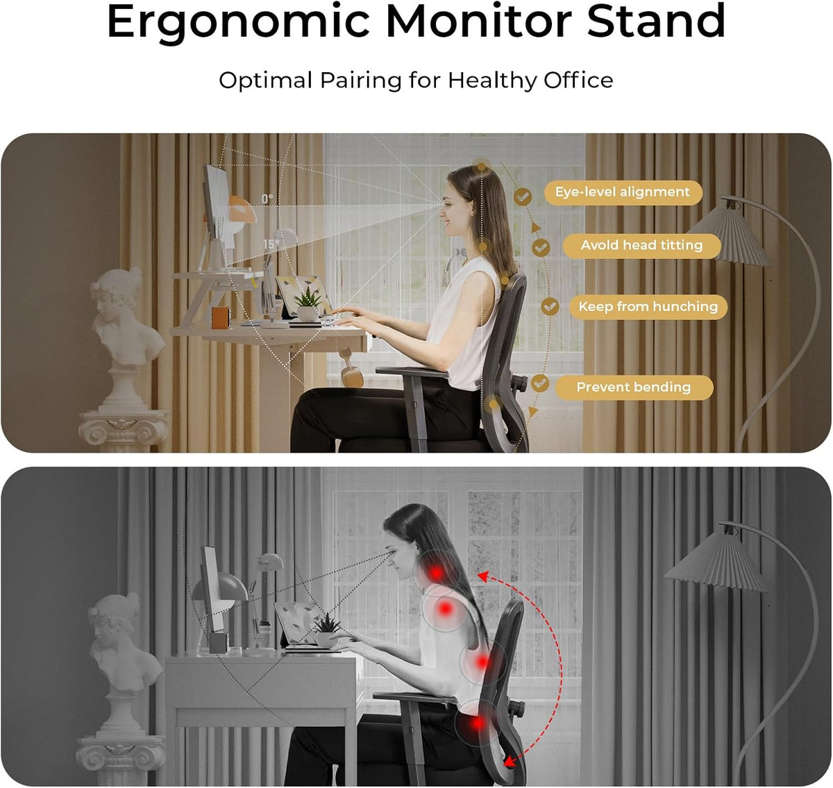 COMHOMA Electric Standing Desk with Drawers, 55 x 24 Inch Sit Stand up Desk with Monitor Stand, Laptop Stand, Height Adjustable Ergonomic Home Office Computer Desks with Memory Preset Controller
