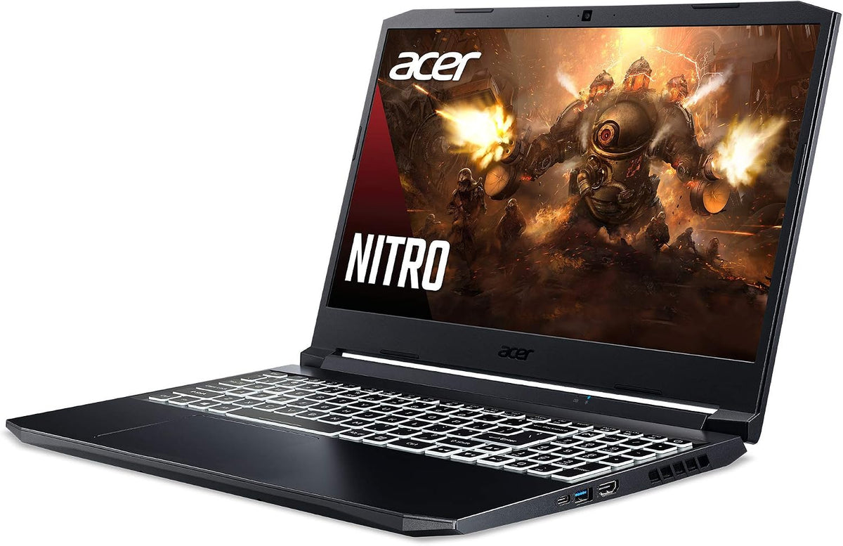 acer Nitro 5 AN515-45-R92M Gaming Laptop, AMD Ryzen 7 5800H (8-Core) | NVIDIA GeForce RTX 3060 Laptop GPU |15.6' FHD 144Hz IPS Display | 16GB DDR4 | 512GB NVMe SSD | WiFi 6 | RGB Backlit Keyboard