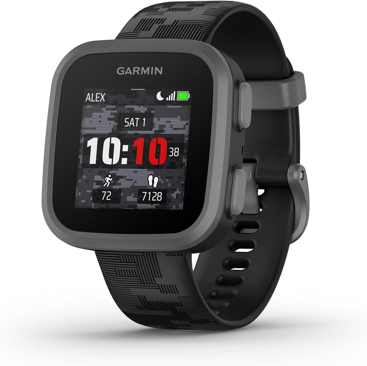 Garmin Bounce™, Kids Smartwatch, Two-Way Text and Voice Messaging, Location Tracking, Black Camo
