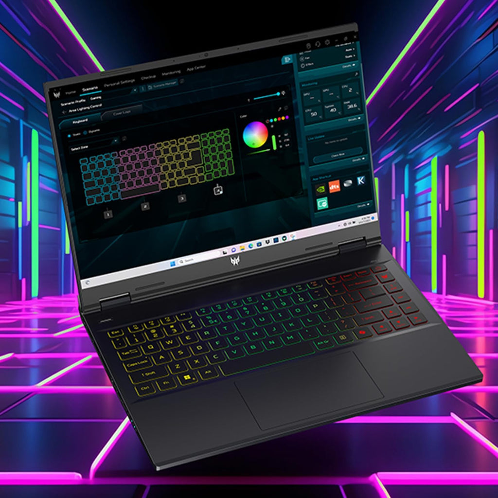Acer Predator Helios Neo 14 Gaming Laptop | 14.5' WQXGA+ IPS 165Hz Display | AI-Powered | Intel Core Ultra 9 Processor 185H | NVIDIA GeForce RTX 4070 | 16GB LPDDR5X | 1TB Gen 4 SSD | PHN14-51-90NF