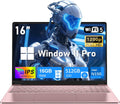 2026 Gaming Laptop,16 Inch Laptops Computer with Windows 11 Pro & Microsoft Office,16GB RAM 512GB SSD,Intel N150(4C/4T),Backlit Keyboard,Mini HDMI,cam|Mic,Portable Thin for College,Work,Student