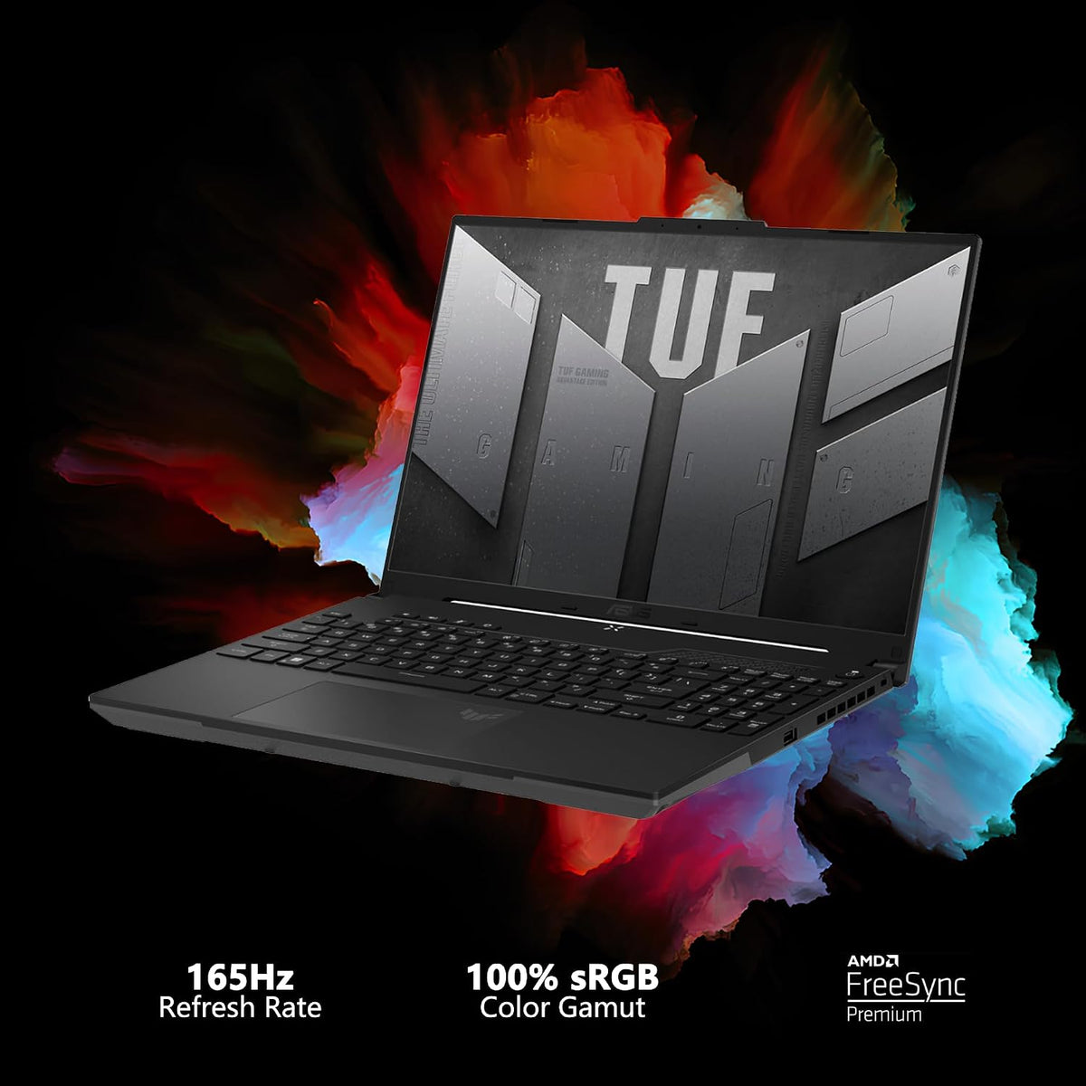ASUS TUF Gaming A16 Laptop 16' WUXGA 165Hz 100% sRGB AMD 8-core Ryzen 7 7735HS 32GB DDR5 1TB SSD Radeon RX 7700S (>RTX4060) Backlit USB4 AI Noise Cancelation Win11Pro w/ICP Accessory