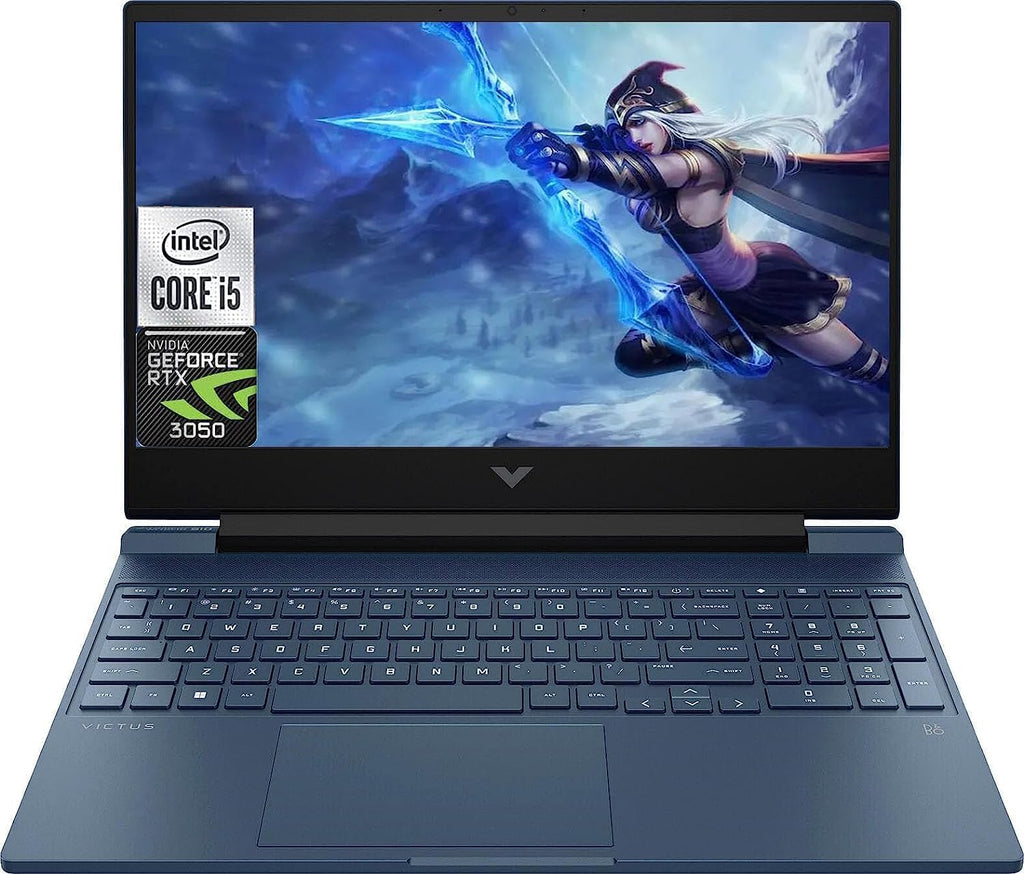 HP - Victus 15.6' Full HD 144Hz Gaming Laptop - Intel Core i5-13420H - 8GB Memory - NVIDIA GeForce RTX 3050-512GB SSD - Performance Blue