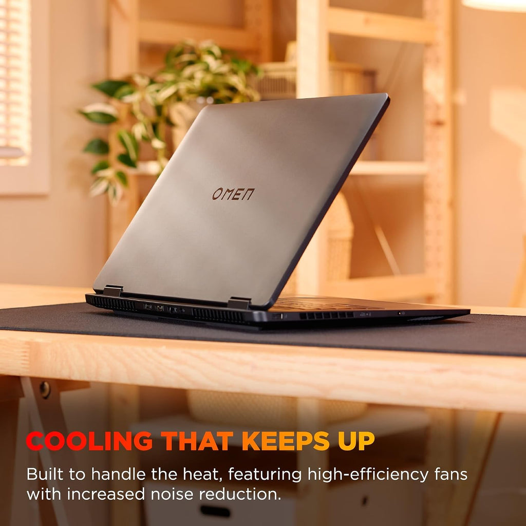 HP OMEN 16 Slim Gaming Laptop w/ Headset (AMD Ryzen 9 8940HX, 32GB DDR5, 1TB SSD, NVIDIA RTX 5060 8GB, 16-core (>Ultra 7-155H)), FHD+ 144Hz Display, 4-Zone RGB Backlit, IR Webcam, Wi-Fi, Win 11 Home