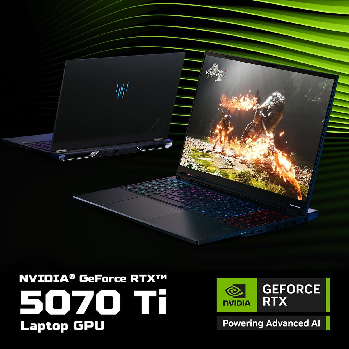 acer Predator Helios Neo 16 AI Gaming Laptop | Intel Core Ultra 9 Processor 275HX | NVIDIA GeForce RTX 5070 Ti | 16' WQXGA 240Hz G-SYNC | 16GB DDR5 | 1TB Gen 4 SSD | Killer Wi-Fi 6E | PHN16-73-92B8