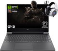 HP Victus 15.6' FHD 144Hz Gaming Laptop - AMD Ryzen 7 7445HS, 16GB RAM, NVIDIA RTX 4050 GPU, 512GB SSD, Backlit Keyboard, Wi-Fi 6E, Bundle with Mytrix Accessories, Mica Silver, Windows 11