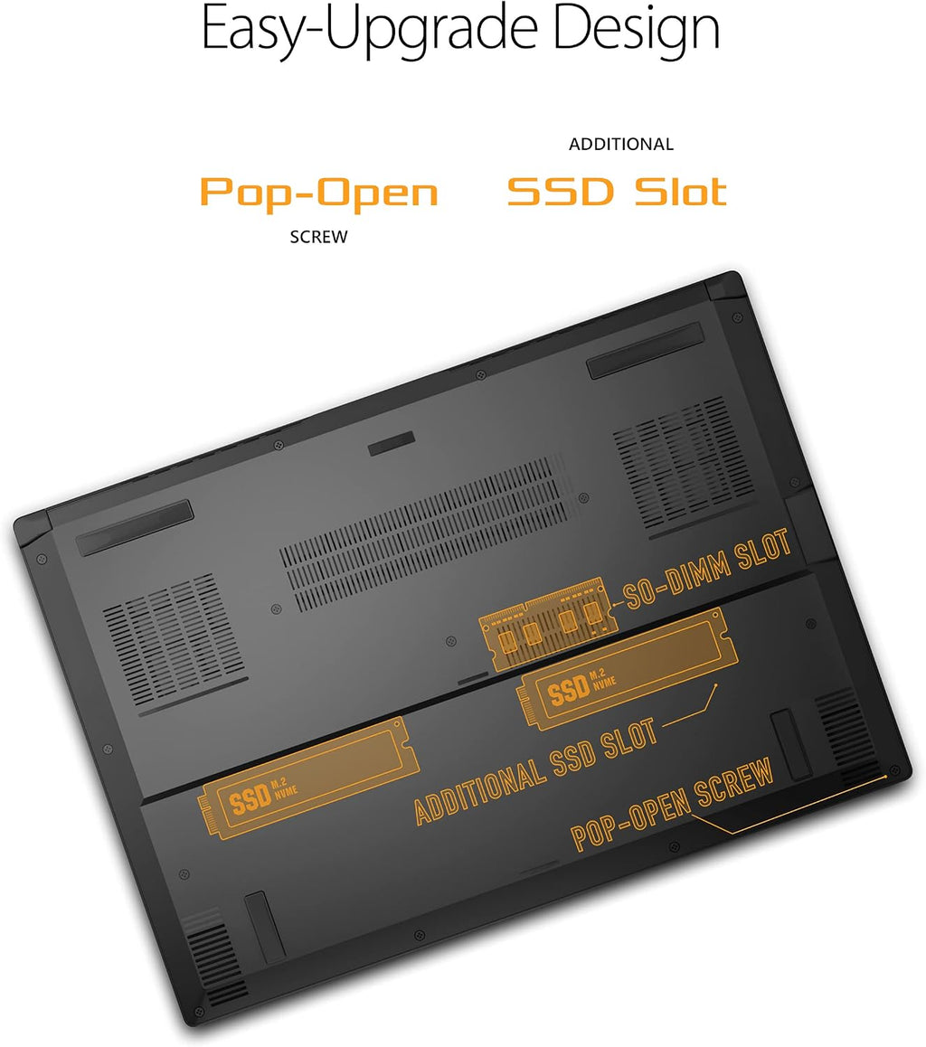 ASUS TUF Dash 15 (2021) Ultra Slim Gaming Laptop, 15.6â€ 144Hz FHD, GeForce RTX 3050 Ti, Intel Core i7-11370H, 8GB DDR4, 512GB PCIe NVMe SSD, Wi-Fi 6, Windows 10, Eclipse Grey Color, TUF516PE-AB73