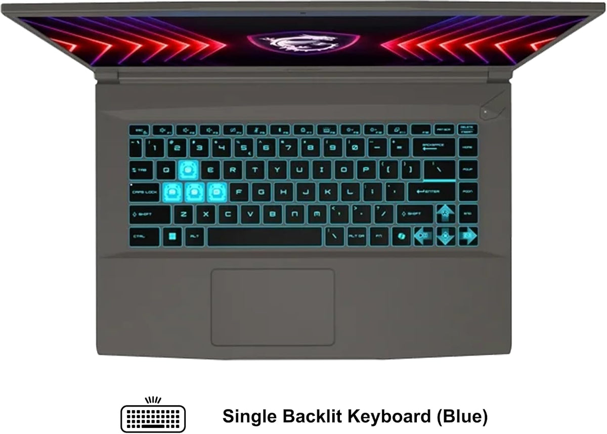 msi Thin 15 Gaming Laptop 15.6' FHD IPS 144Hz Intel Octa core i5-13420H (Beats i7-12650H) 16GB RAM 1TB SSD GeForce RTX 4050 Backlit Type-C Wi-Fi6E Win11 ICP Hub