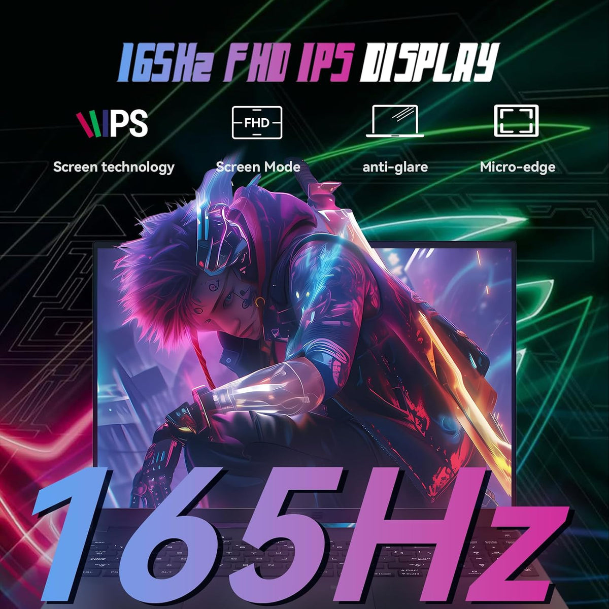 ASUS TUF A16 16' FHD 165Hz Gaming Laptop - AMD Ryzen 7 7735HS, Radeon RX 7700S, 32GB DDR5, 1TB SSD, RGB Backlit KB, Wi-Fi 6, Win11 Pro - Off Black (w/Accessories)