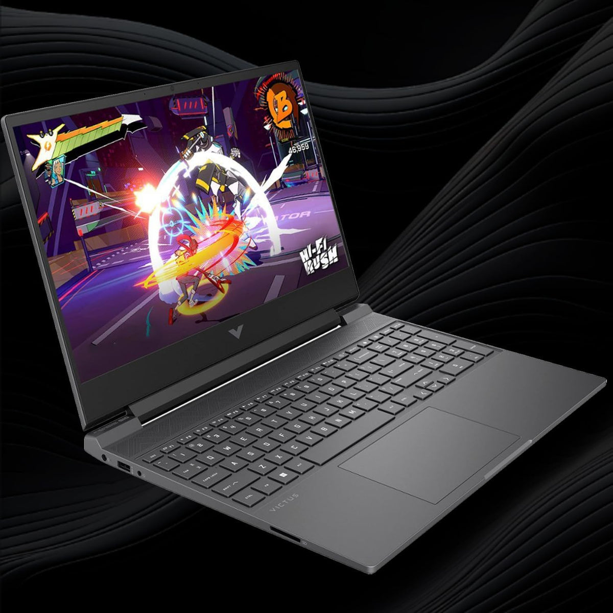 HP Victus 15.6 Ryzen 5 Gaming Laptop, 15.6 FHD 144Hz, Ryzen 5 7535HS (Beats Intel i5-13420H), AMD Radeon RX 6550M (Beats Nvidia GeForce RTX 3050), 16GB DDR5 RAM, 1TB SSD, Backlit KB, Windows 11 Home