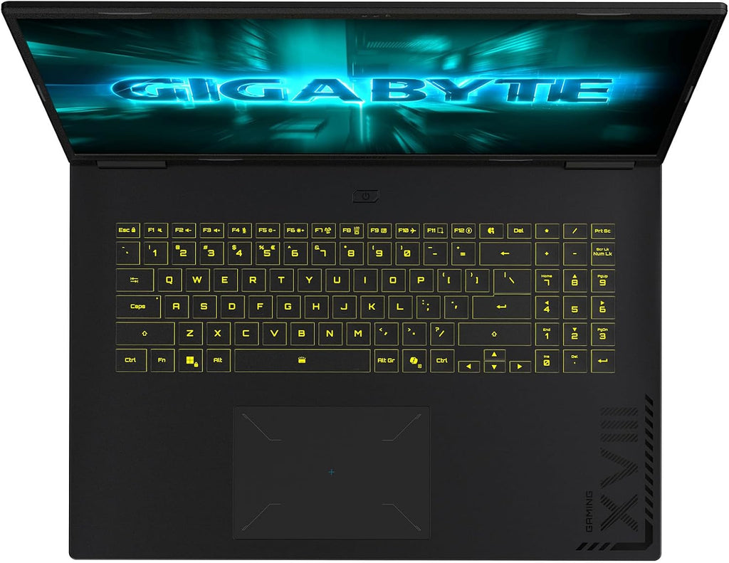 GIGABYTE Gaming A18 Gaming Laptop - 165Hz 2560x1600 WQXGA - NVIDIA GeForce RTX 5060 - AMD Ryzen 7 260-1TB SSD with 32GB DDR5 RAM - Windows 11 Home - Black Steel