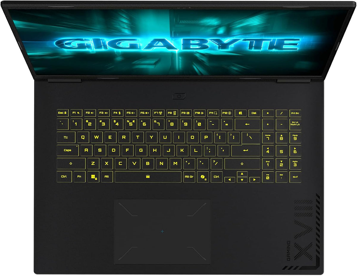 GIGABYTE Gaming A18 Gaming Laptop - 165Hz 2560x1600 WQXGA - NVIDIA GeForce RTX 5060 - AMD Ryzen 7 260-1TB SSD with 32GB DDR5 RAM - Windows 11 Home - Black Steel