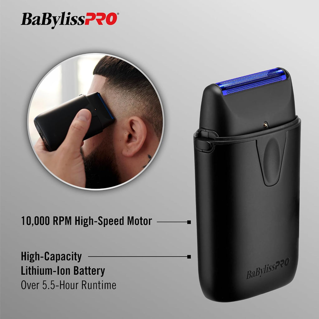 BaBylissPRO UVFOIL UV-Disinfecting Metal Single-Foil Shavers