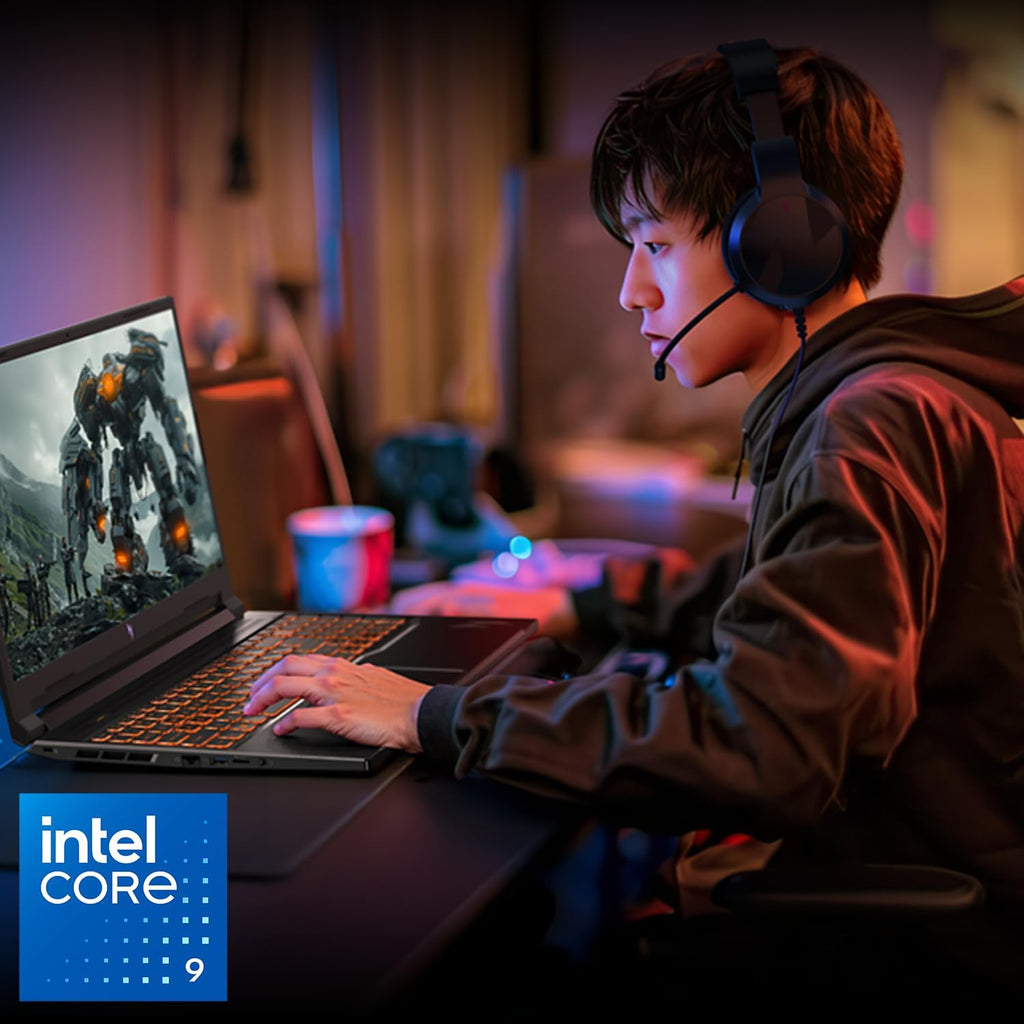 Acer Nitro V Gaming Laptop | Intel Core 9 Processor 270H | NVIDIA GeForce RTX 5070 Laptop GPU | 16' WUXGA IPS 180Hz Display | 32GB DDR5 | 1TB Gen 4 SSD | Wi-Fi 6 | Backlit KB | ANV16-72-933F