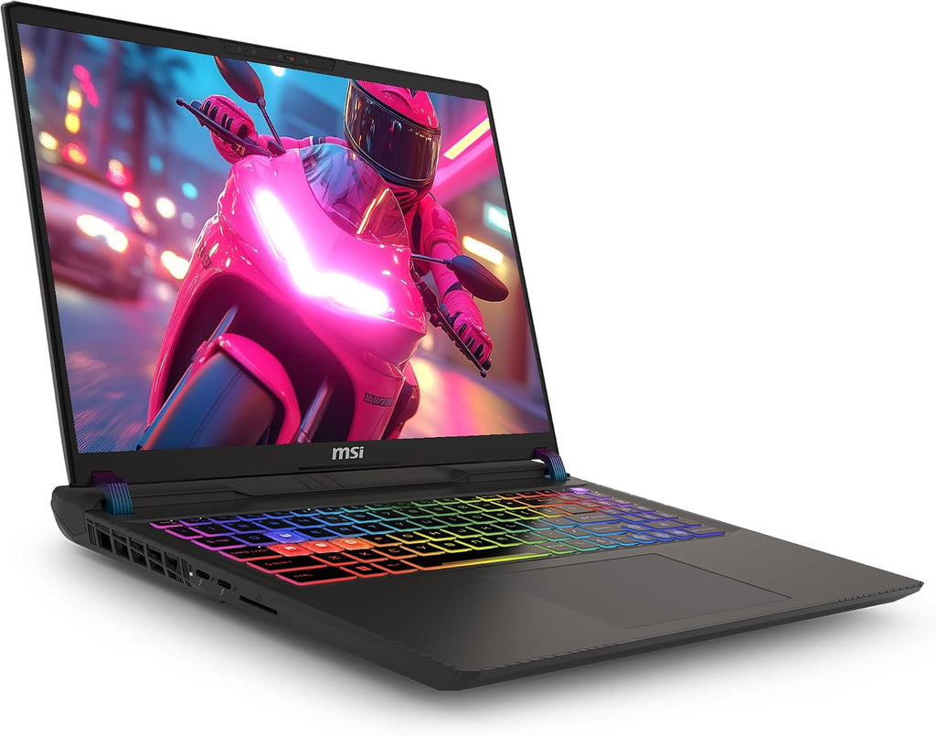 msi Vector 16 HX AI Gaming Laptop, Intel Ultra 7-255HX, 32 GB DDR5 RAM, 1 TB PCIe SSD, 16' FHD+ (1920x1200) 144Hz Display, Nvidia G-Force RTX 5070Ti, Backlit Keyboard, W11 Home, Cosmo Gray
