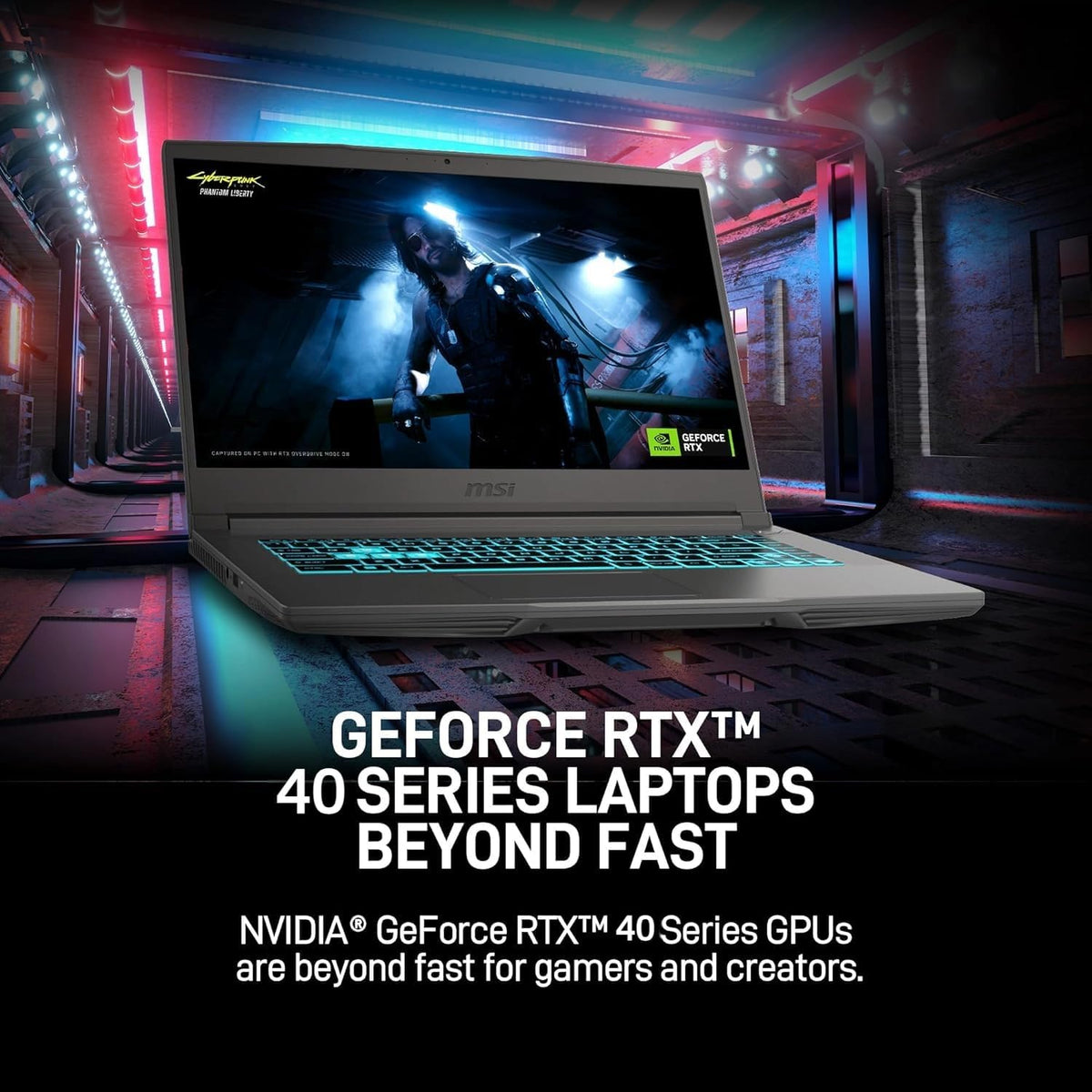 MSI Thin 15.6 inch 144Hz FHD Thin Bezel IPS Gaming Laptop, AMD Ryzen 5 7535HS, NVIDIA GeForce RTX 4060 -Window 11, w/HDMI Cable (2025) (64GB RAM | 1TB PCIe SSD)