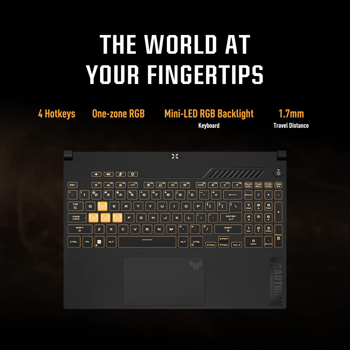 ASUS TUF Gaming F15 (2023) Gaming Laptop, 15.6â€ FHD 144Hz, 100% sRGB Display, GeForce RTX 4050, Intel Core i5-13500H, 16GB DDR4, 512GB PCIe SSD Gen 4, Wi-Fi 6, Windows 11, FX507VU-ES53