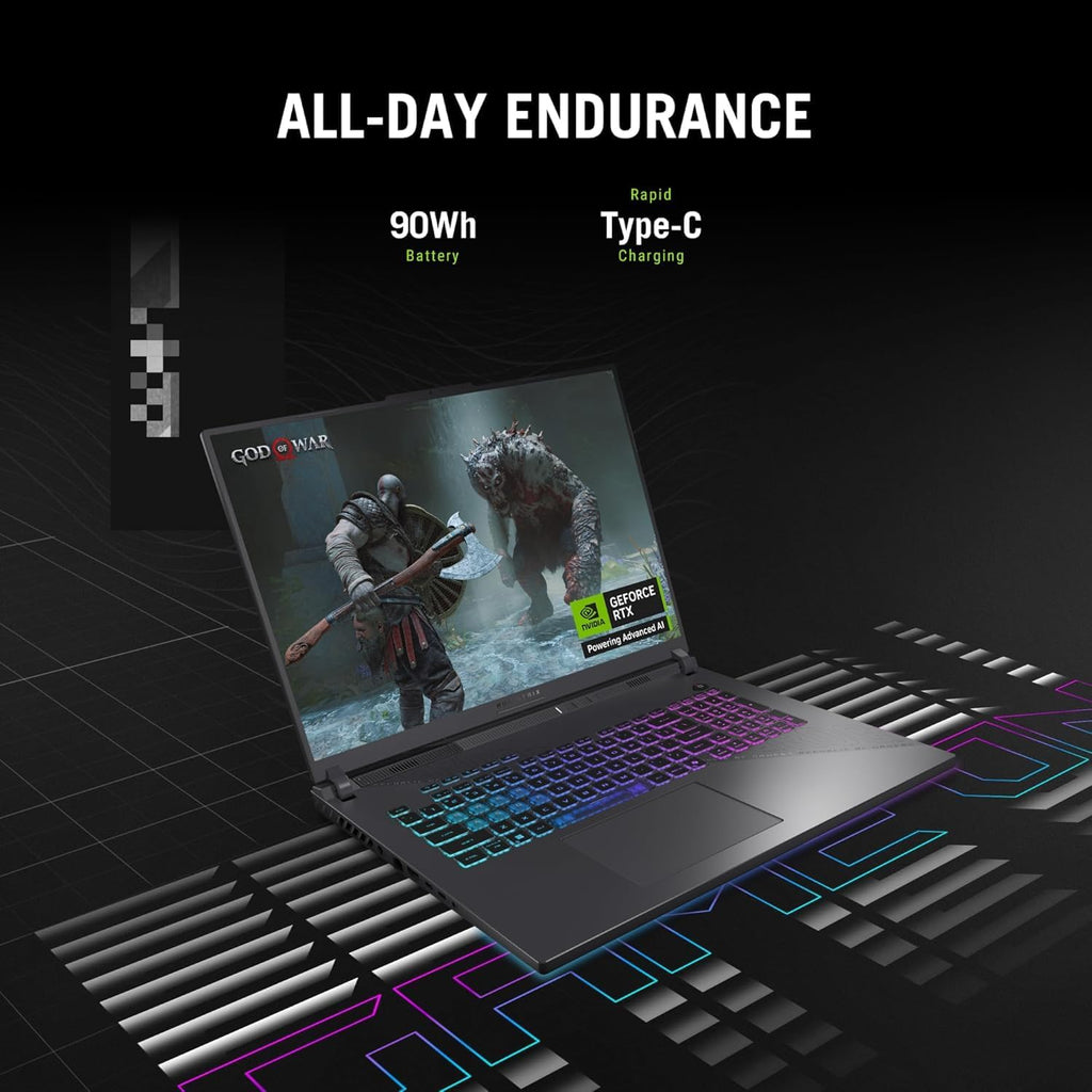 ASUS ROG Strix G18 (2025) Gaming Laptop, NVIDIA RTX 5080 16GB GDDR7, Intel Ultra 9 275HX(Up to 5.4GHz), 18' 240Hz 2.5K Premium Rog Nebula Display, WiFi 7, 64 GB DDR5 RAM, 2 TB SSD, Windows 11 Pro