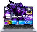 NIAKUN Laptop Computer, Gaming Laptops 2026, 16' Lap Top PC Windows 11 Pro, 16GB RAM 512GB SSD, Intel N100 Processor(4C/4T), Office 365, Backlit Keyboard, Fingerprint Unlock, 2-Year Warranty