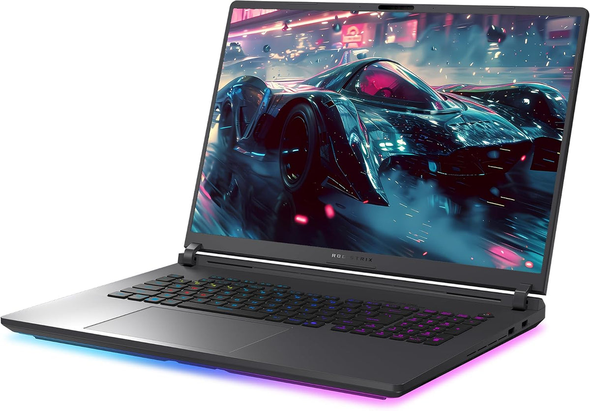 ASUS ROG Strix G18 Gaming Laptop, Intel Ultra 9-275HX, 64 GB DDR5 RAM, 1 TB PCIe SSD, 18' 2.5K (2560x1600) Display, Nvidia G-Force RTX 5060, Backlit Chiclet 4-Zone RGB Keyboard, W11 Home, Eclipse Gray