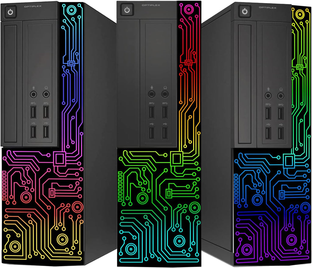 Dell Optiplex Small Desktop Computer (SFF) PC | Quad Core Intel i5 (3.2GHz) | 16GB DDR3 RAM | 512GB SSD | 24 Inch Monitor | RGB Gaming Keyboard & Mouse | Windows 11 Pro (Renewed)