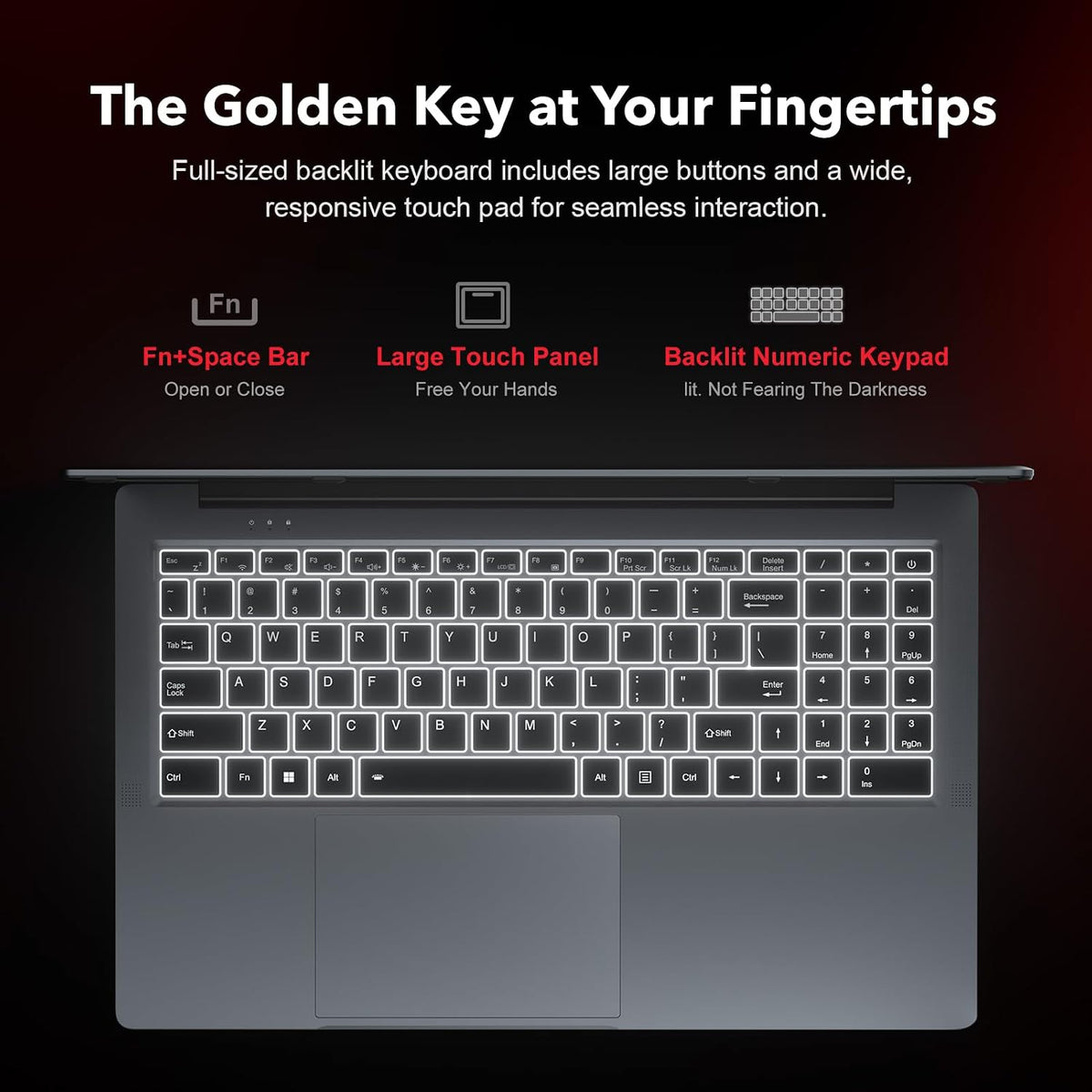 MALLRACE 2025 New Gaming Laptop with AMD Ryzen7 5000 Series(Up to 4.3GHZ,8C/16T),AMD Radeon Graphics,16GB DDR4x2 512GB SSD Windows Laptop Computer with Numeric Keyboard,15.6 inch IPS Display,WIFI6