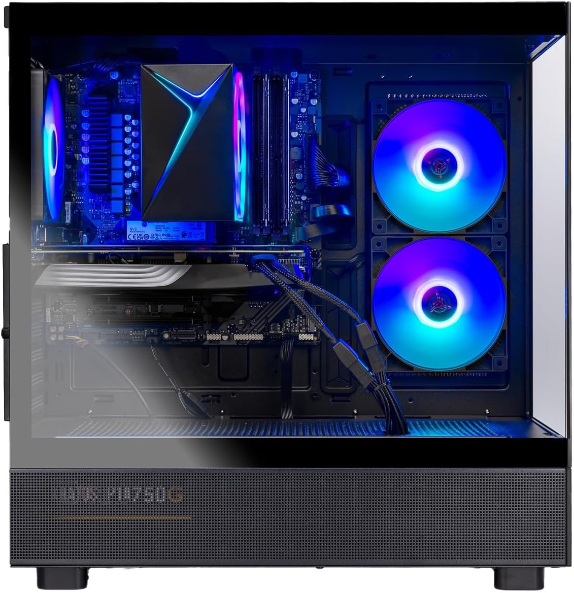 Skytech Gaming Azure 3 Gaming PC, AMD Ryzen 7 5700 3.7GHz, NVIDIA RTX 5060, 1TB NVMe SSD, 32GB DDR4 RAM 3200, 650W Gold PSU, Wi-Fi, Win 11, Desktop