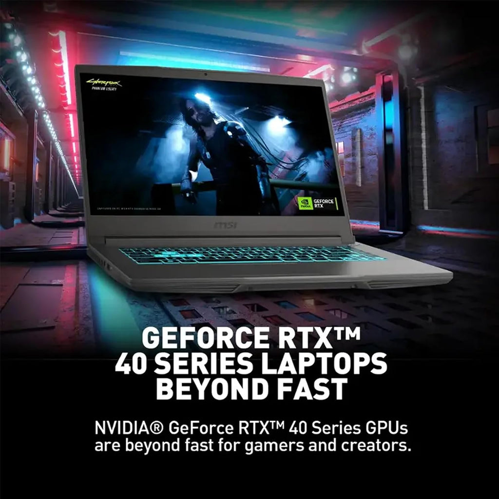 MSI Thin 15 15.6'144Hz Gaming Laptop，AMD R5-7535HS，RTX 4050，Window 11，w/HDMI (32GB RAM | 2TB PCIe SSD)