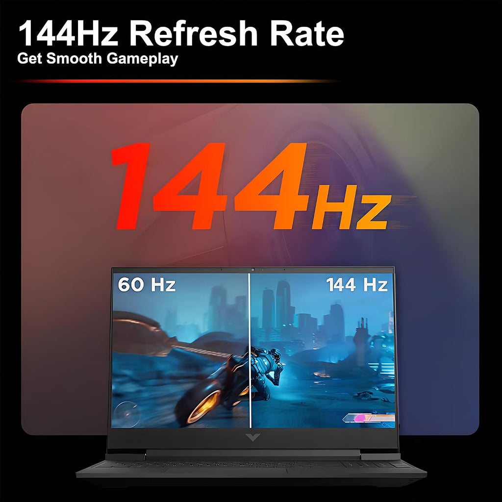 HP Victus 15 Gaming Laptop 15.6' FHD IPS 144Hz AMD 6-core Ryzen 7 7445HS 32GB RAM 2TB SSD GeForce RTX 4050 Backlit USB-C DTS:X Ultra Wi-Fi 6 Win11Pro ICP Hub